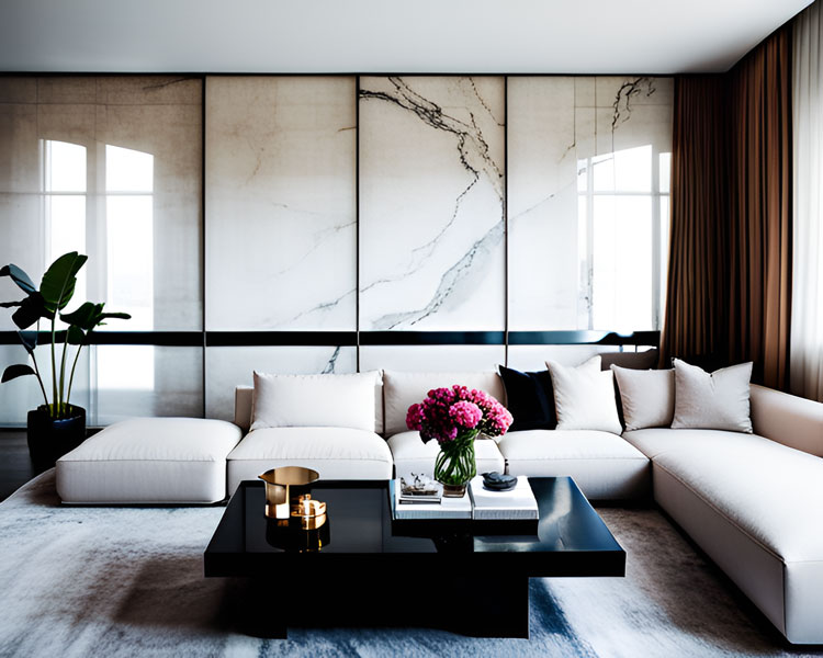 Minimalist Modern Luxury living room
