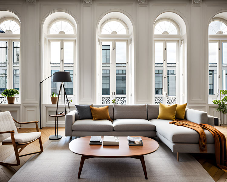 Scandinavian Modern Minimalist living room