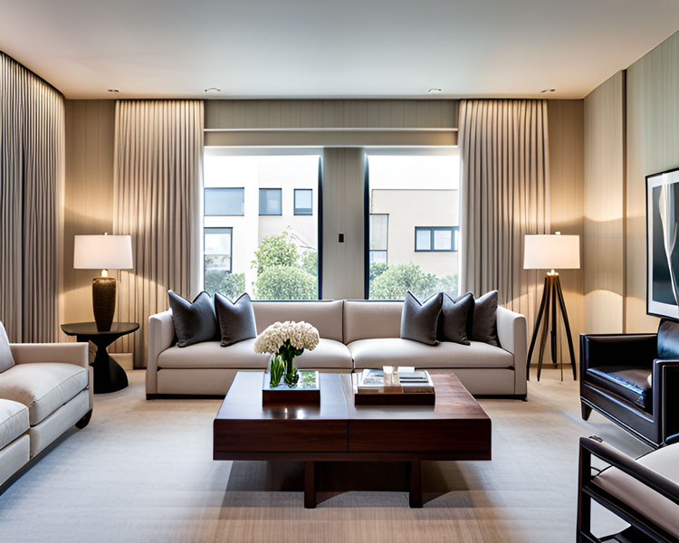 Luxury Transitional Modern living room