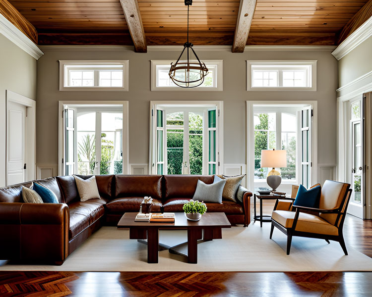 American Craftsman Traditional living room