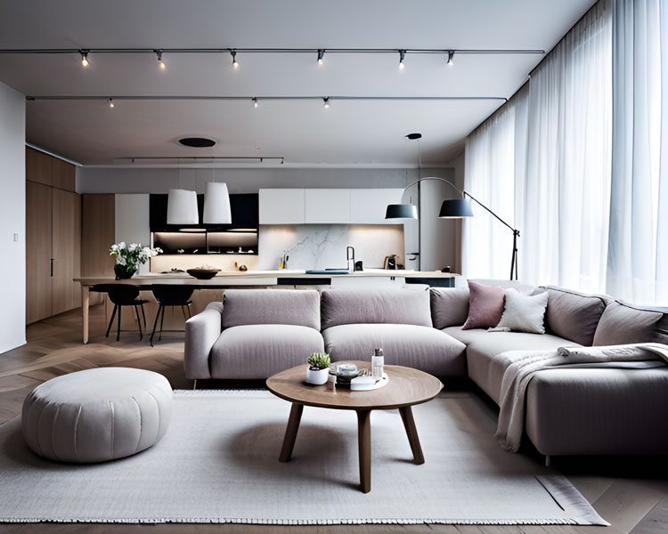 Scandinavian Modern living room